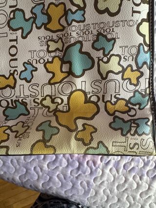 Bolso Tous blanco dibujo osos