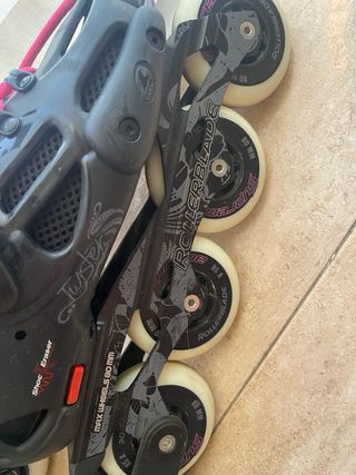 Patines Rollerblade Twister 80mm+ protectores