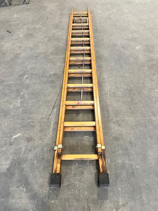 Escalera extensible madera profesional 6,5m