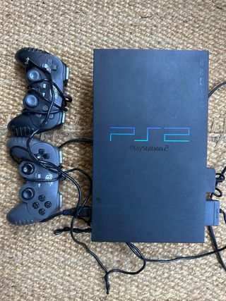 Consola PS2 Sony Negra + 2 Mandos