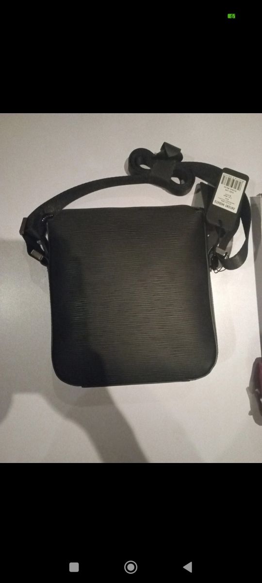 Bolso Antony Morato Negro Nuevo con Etiqueta