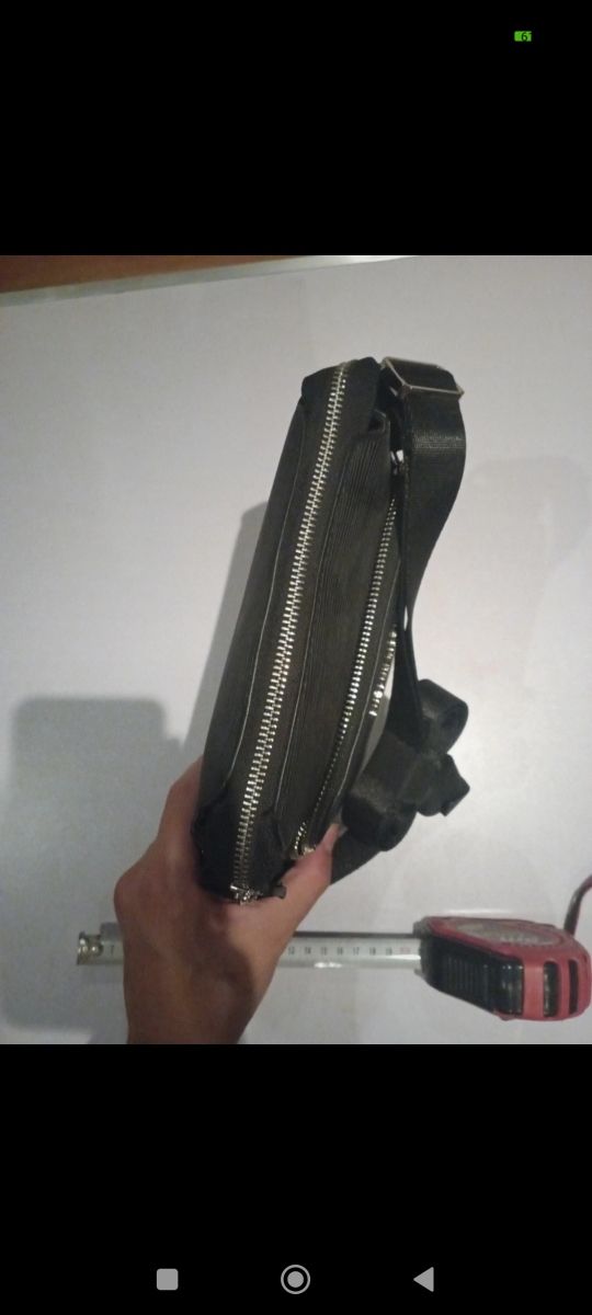 Bolso Antony Morato Negro Nuevo con Etiqueta