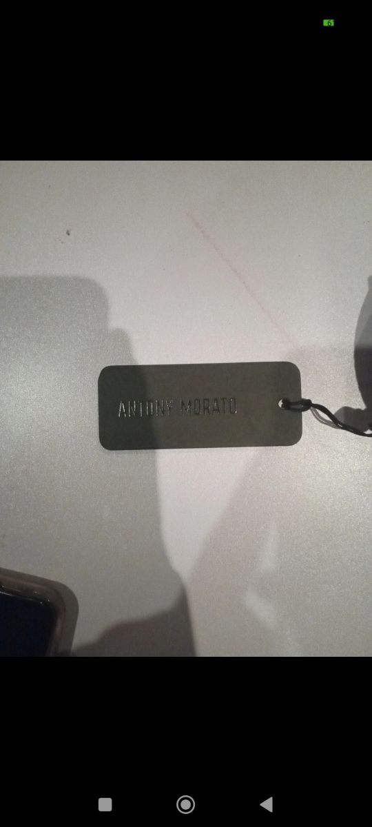 Bolso Antony Morato Negro Nuevo con Etiqueta