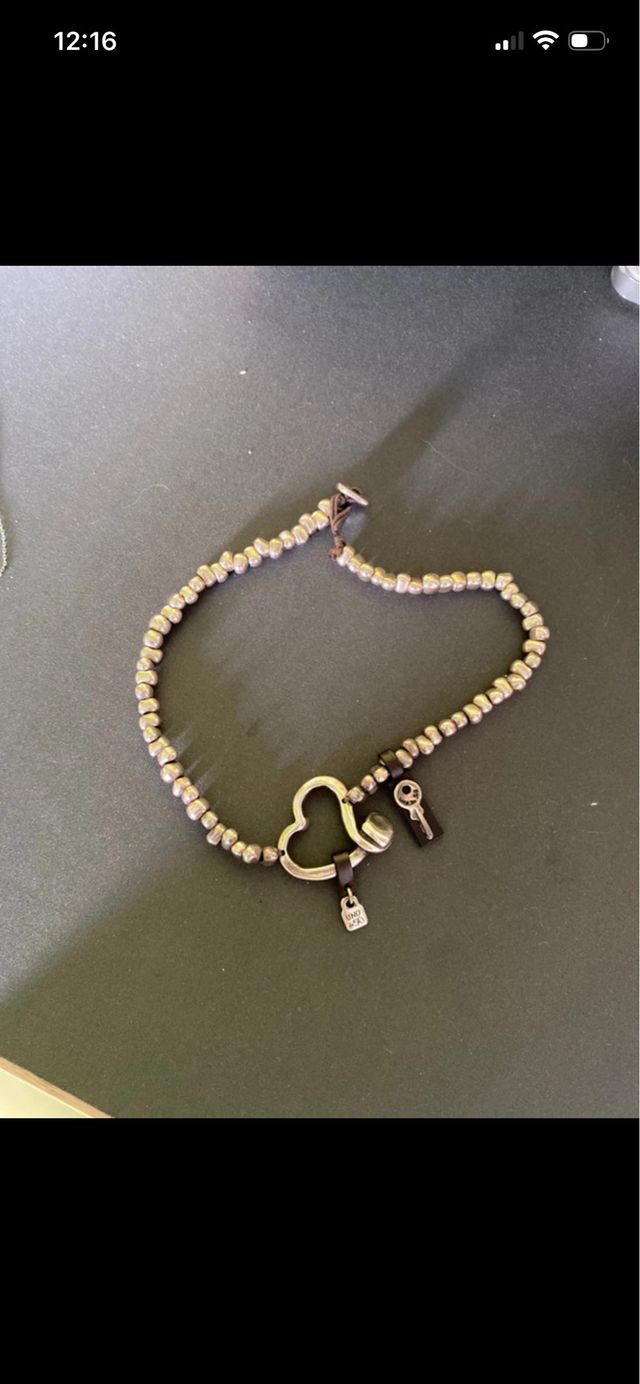 Collar corazón y llave Uno de 50