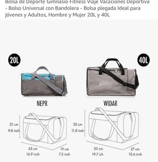 Maletín deportivo negro y rojo