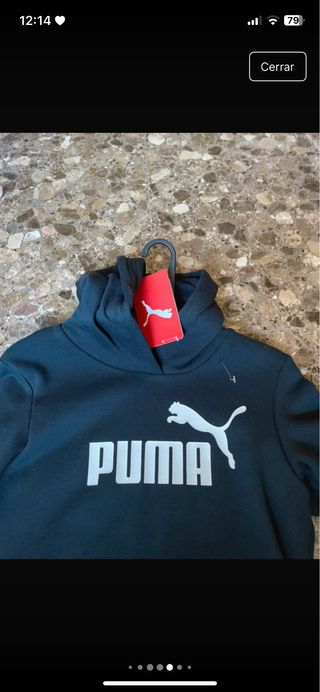 Sudadera Puma Negra Talla S