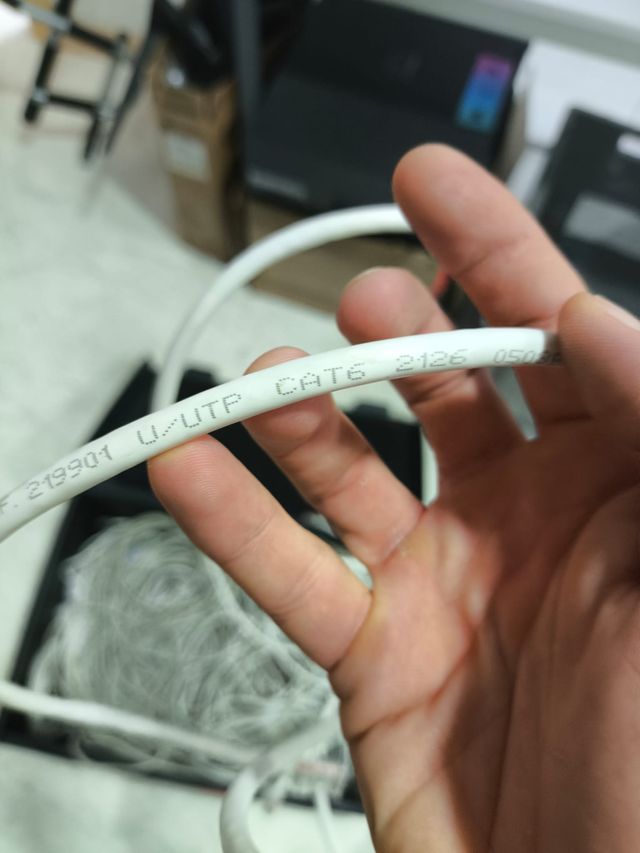 Lote Cables Red Ethernet Cat6 U/UTP