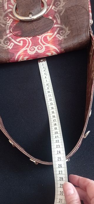Bolso marrón con monedero a juego