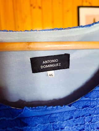 Camiseta Antonio Dominguez azul talla L