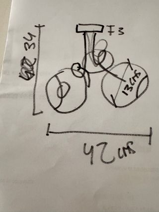 Lámpara de techo moderna 3 luces