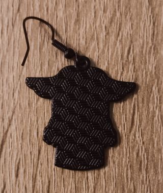 Pendientes metálicos Yoda bebé star wars