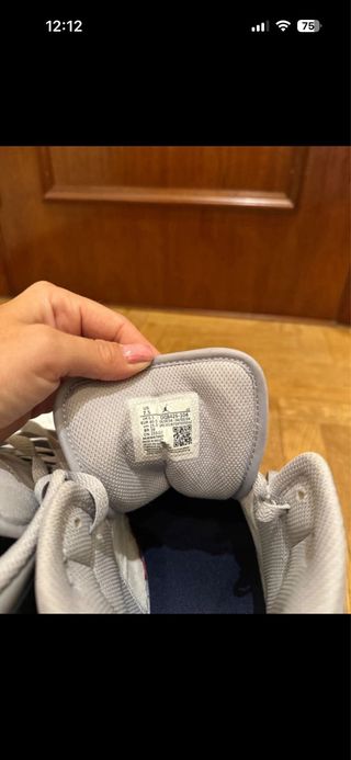 Jordan 1 Mid Gris Blanco Azul