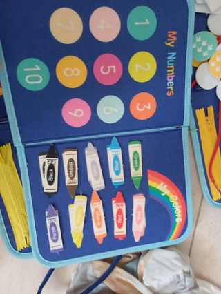 Juguete educativo fieltro manualidades