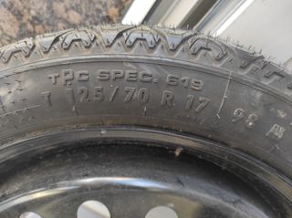 Rueda de repuesto temporal