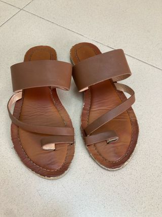 Sandalias Marrones Talla 38 Niña/Mujer