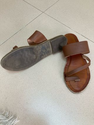 Sandalias Marrones Talla 38 Niña/Mujer