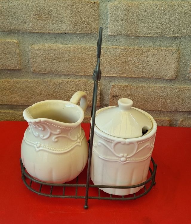 Set Zuccheriera e Lattiera in Ceramica