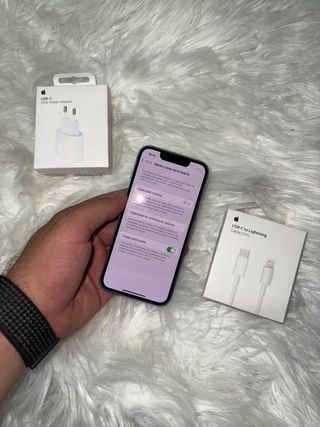 iPhone 13 Mini 128GB Azul + Cargador y Cable