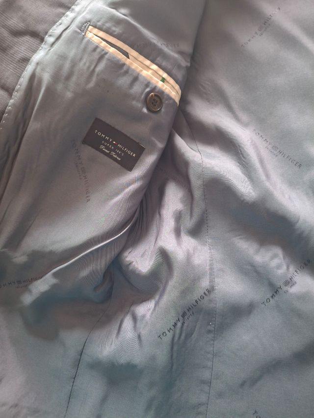 Americana Tommy Hilfiger Gris Talla M