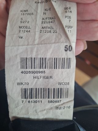 Americana Tommy Hilfiger Gris Talla M