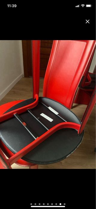 Silla piel 