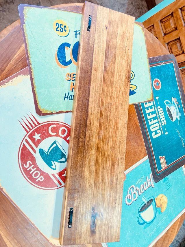 Colgador llaves madera Vintage Industrial