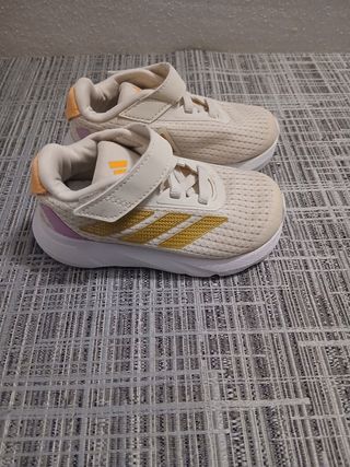 Scarpe Adidas bambina beige/oro