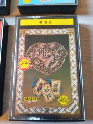 Juegos MSX Cinta