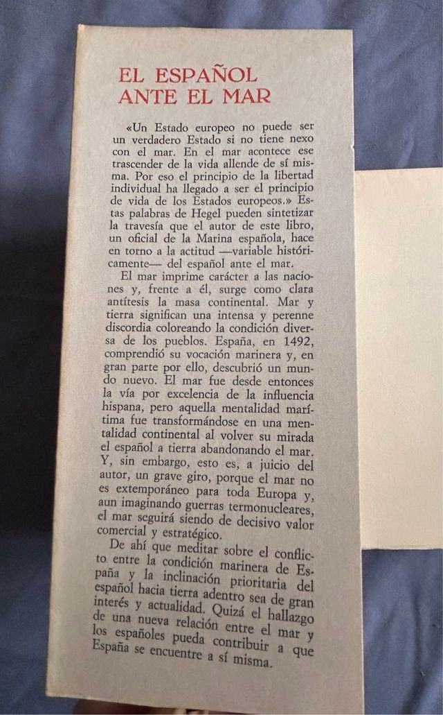 El Español ante el mar