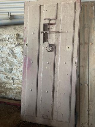 Puertas madera macizas antiguas