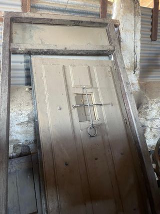 Puertas madera macizas antiguas