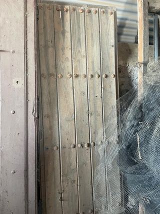 Puertas madera macizas antiguas