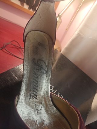 Zapatos morados talla 38