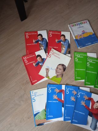 Libros de texto primaria 5° ANAYA