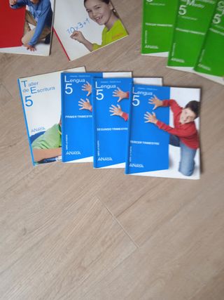 Libros de texto primaria 5° ANAYA