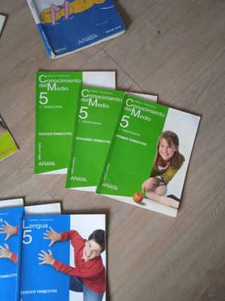 Libros de texto primaria 5° ANAYA