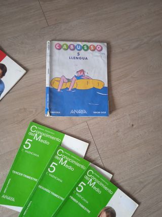 Libros de texto primaria 5° ANAYA