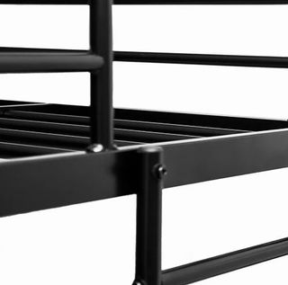 Litera individual metálica negra y blanca