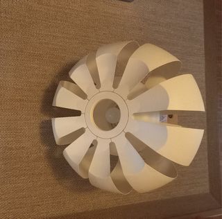 Lámpara colgante blanca grande