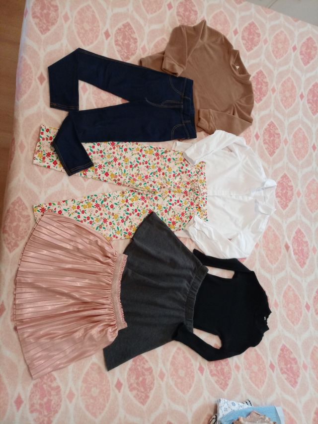 Lote 7 piezas ropa t/6 años