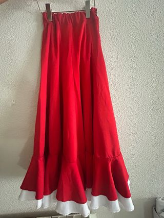 Falda de flamenca/español colegio Pureza de Maria 