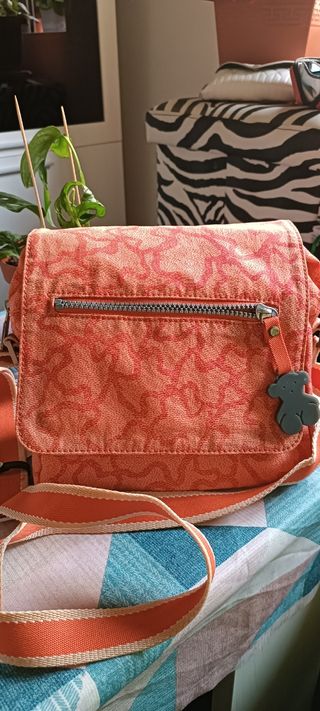 Bolso bandolera naranja de marca