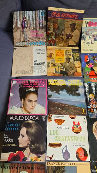 Lote Vinilos Singles Antiguos 1958-62 y Álbum