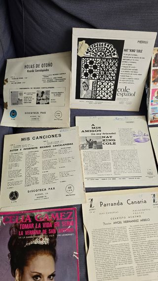 Lote Vinilos Singles Antiguos 1958-62 y Álbum