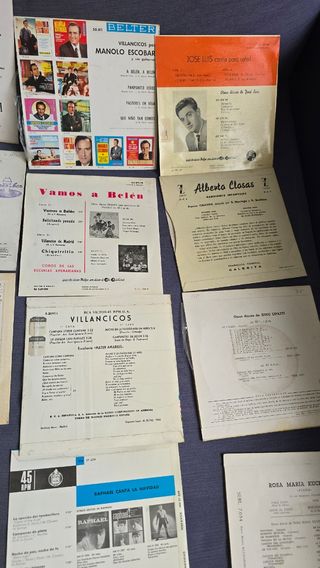 Lote Vinilos Singles Antiguos 1958-62 y Álbum