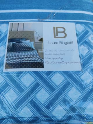 Lenzuola Laura Biagiotti Flanella Matrimoniale