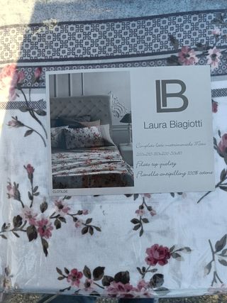 Lenzuola Laura Biagiotti Flanella Matrimoniale