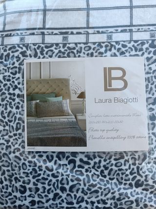 Lenzuola Laura Biagiotti Flanella Matrimoniale