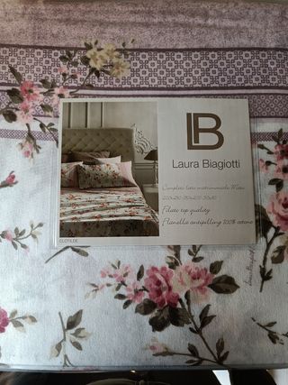 Lenzuola Laura Biagiotti Flanella Matrimoniale