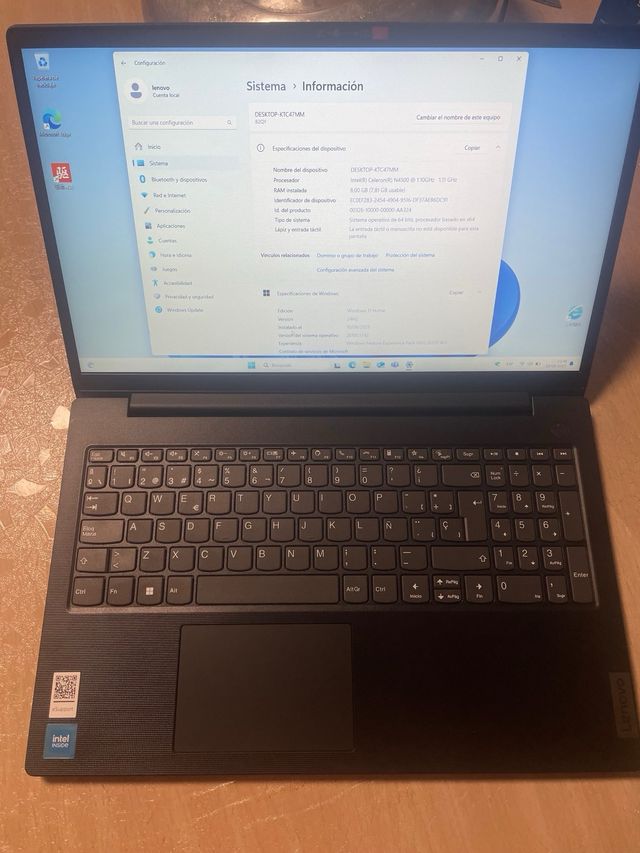 Lenovo V15 G2 IJL Intel Celeron N4500